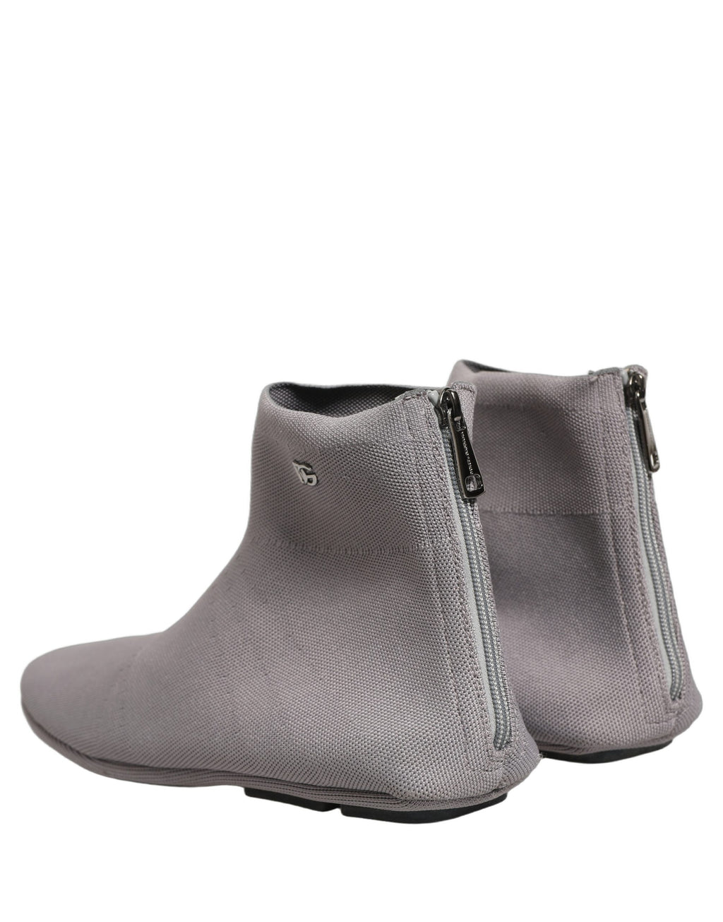Dolce & Gabbana Gray Stretch Mesh Men Ankle Boots Shoes Dolce & Gabbana