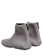 Dolce & Gabbana Gray Stretch Mesh Men Ankle Boots Shoes Dolce & Gabbana