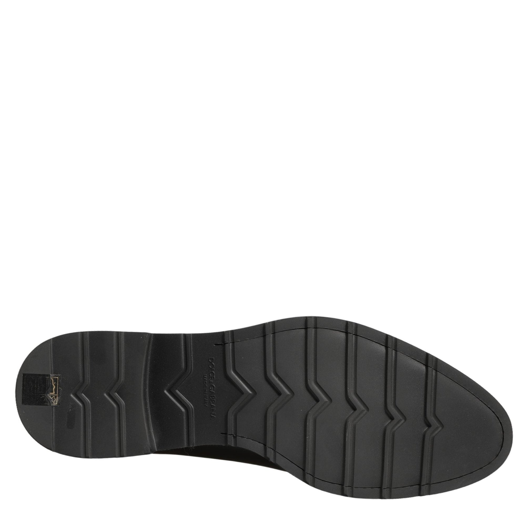 Dolce & Gabbana Black Leather Men Oxford Dress Formal Shoes Dolce & Gabbana