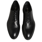 Dolce & Gabbana Black Leather Men Oxford Dress Formal Shoes Dolce & Gabbana