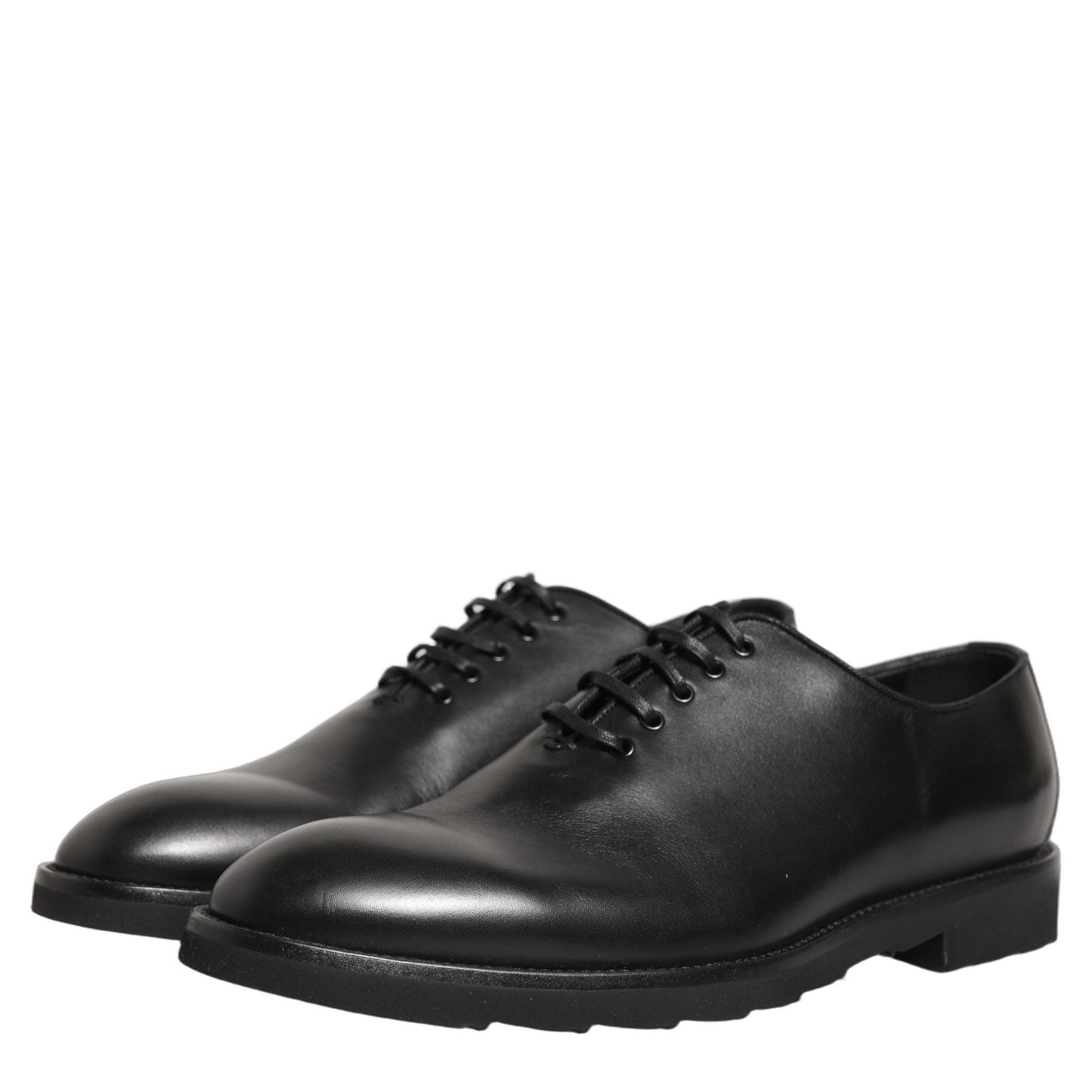 Dolce & Gabbana Black Leather Men Oxford Dress Formal Shoes Dolce & Gabbana