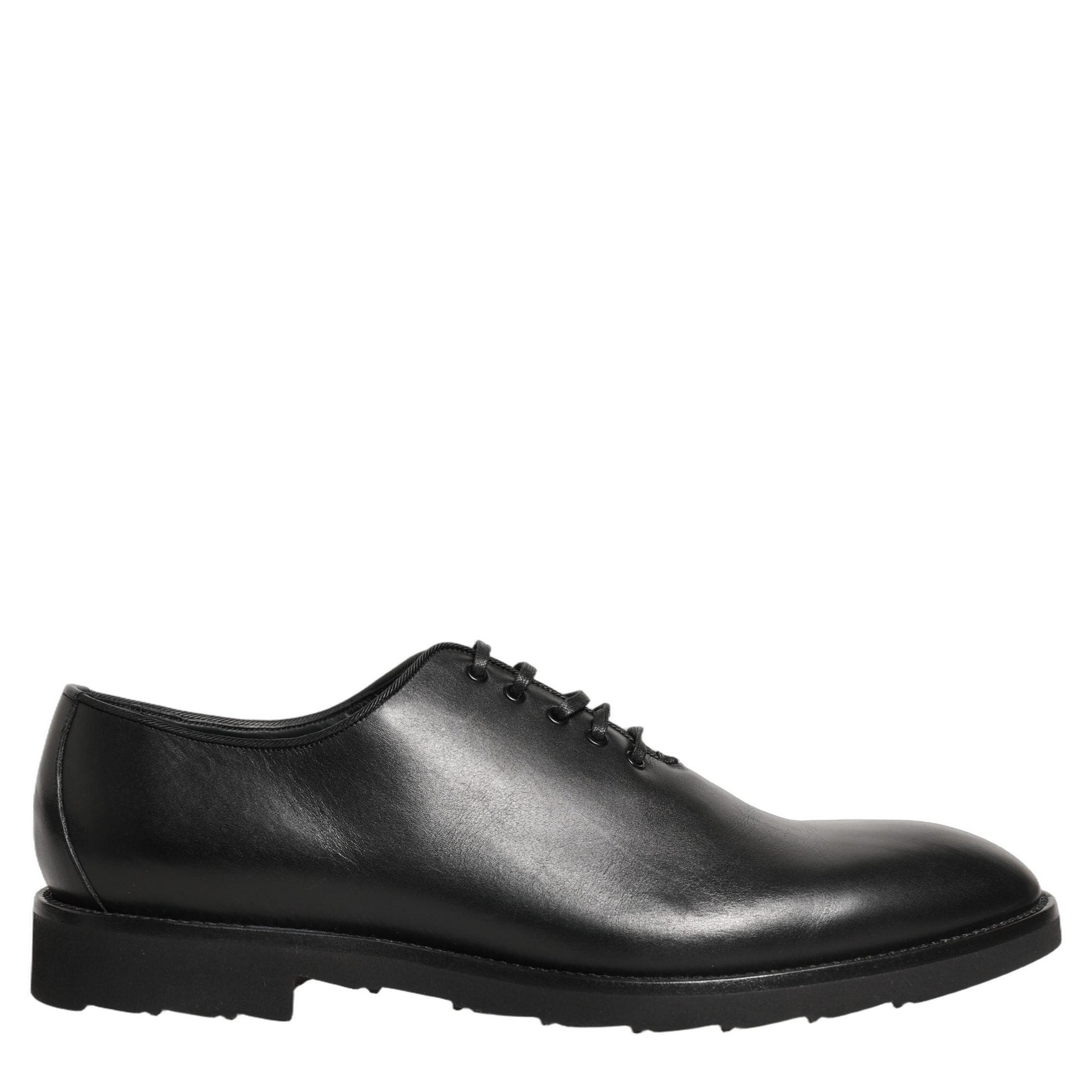 Dolce & Gabbana Black Leather Men Oxford Dress Formal Shoes Dolce & Gabbana