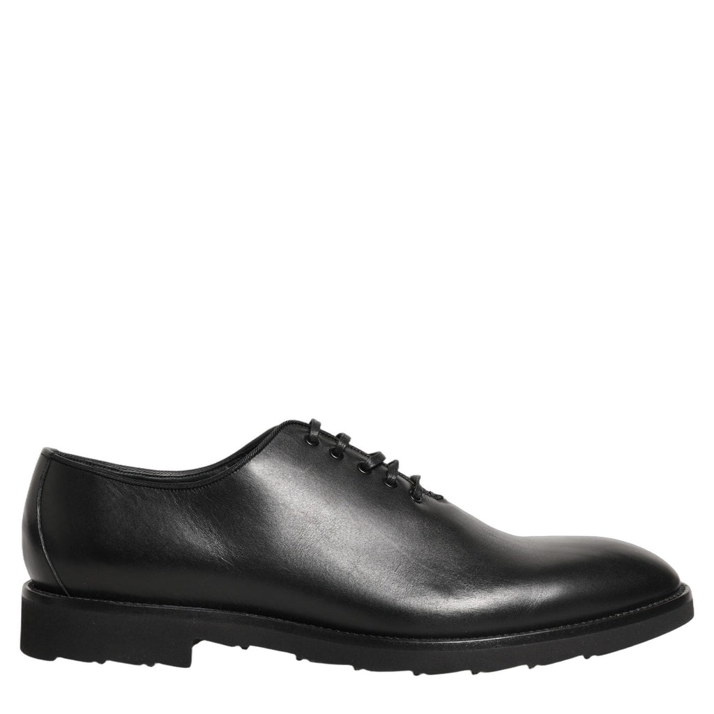 Dolce & Gabbana Black Leather Men Oxford Dress Formal Shoes Dolce & Gabbana