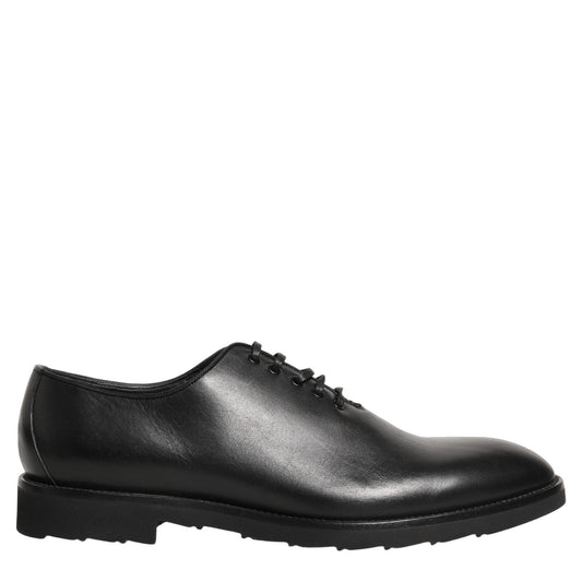 Dolce & Gabbana Black Leather Men Oxford Dress Formal Shoes Dolce & Gabbana