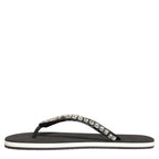 Dolce & Gabbana Black Embellished Rubber Flip Flops Men Shoes Dolce & Gabbana