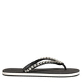 Dolce & Gabbana Black Embellished Rubber Flip Flops Men Shoes Dolce & Gabbana