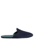 Dolce & Gabbana Blue Suede Slides Flat Slipper Men Shoes Dolce & Gabbana