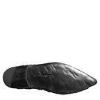 Dolce & Gabbana Black Mules Slides Slippers Men Flats Shoes Dolce & Gabbana