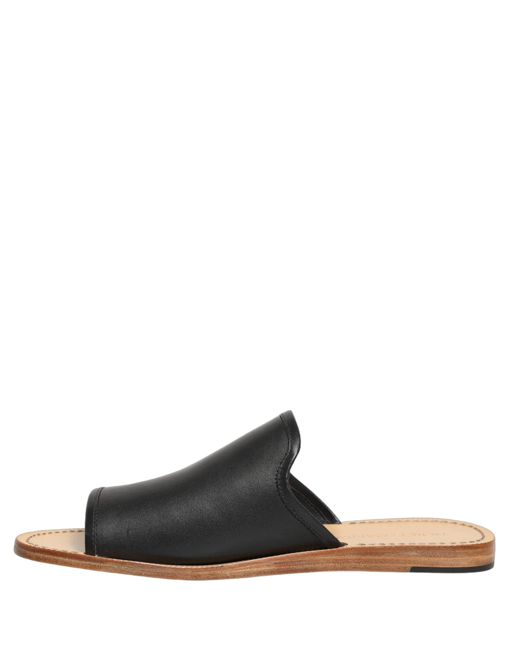 Dolce & Gabbana Brown Leather Slides Sandals Flats Men Shoes Dolce & Gabbana