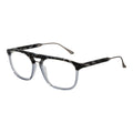 Sandro gray acetate and metal glasses frames with clear lenses, stylish and modern eyewear design.