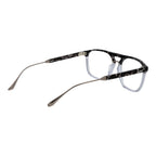 Sandro gray acetate and metal glasses frames with clear lenses, stylish design for everyday wear and sophisticated look.