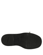 Dolce & Gabbana Brown Leather Slip On Flat Sandals Men Shoes Dolce & Gabbana