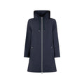 Herno Blue Elastane Coat Herno