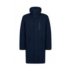 Herno Blue Polyester Coat Herno