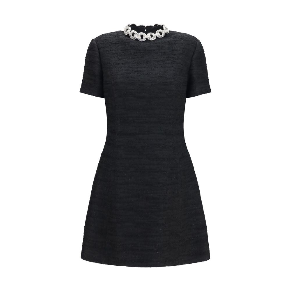 Valentino Black Cotton Casual Dress Valentino