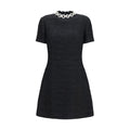 Valentino Black Cotton Casual Dress Valentino