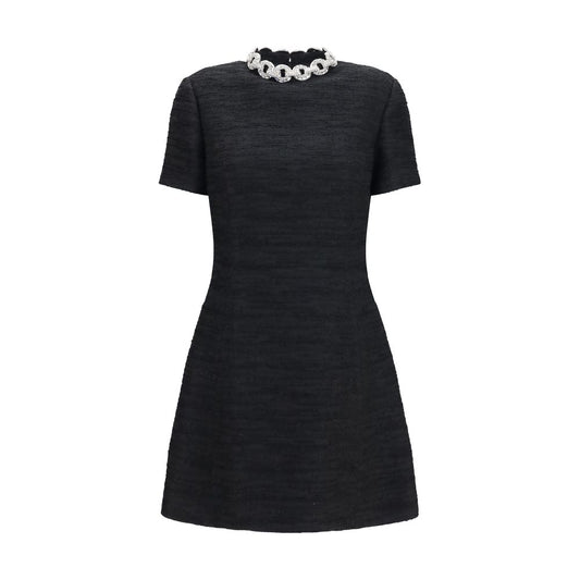 Valentino Black Cotton Casual Dress Valentino