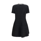 Valentino Black Cotton Casual Dress Valentino