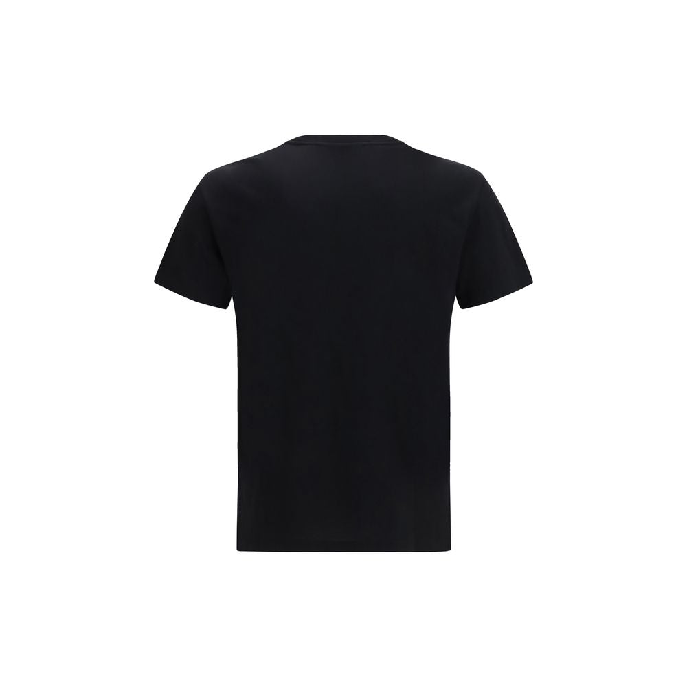 Valentino Black Cotton T-Shirt Valentino