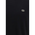 Valentino Black Cotton T-Shirt Valentino