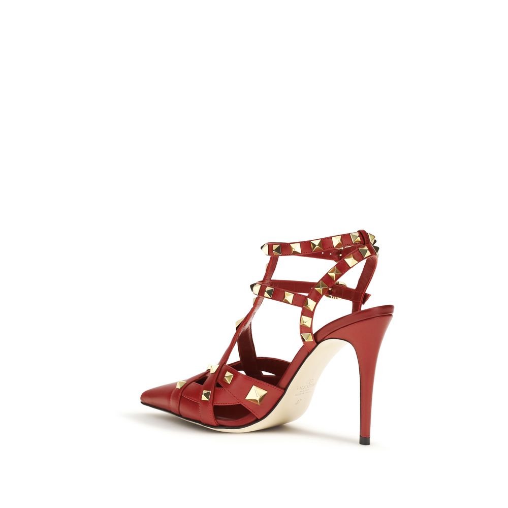 Valentino Garavani Multicolor Goatskin High Heel Pumps Valentino Garavani