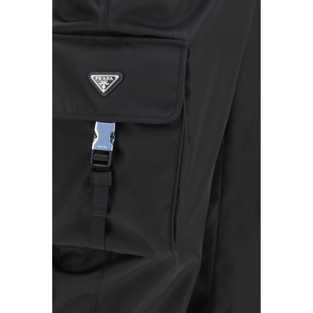 Prada Black Polyamide Cargo Pants Prada