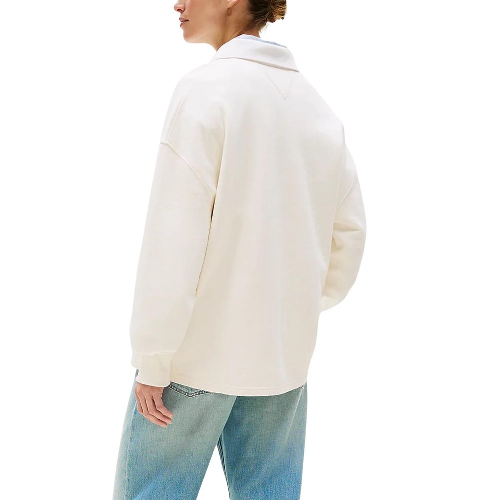 Tommy Hilfiger Beige Polyamide Sweatshirt Tommy Hilfiger