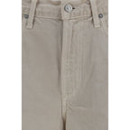Citizens of Humanity Beige Cotton Jeans Denim