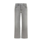 Citizens of Humanity Gray Cotton Straight-Leg Jeans