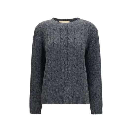 Valentino Garavani Gray Wool Oves Aries Sweatshirt Valentino Garavani