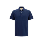 Valentino Blue Cotton Polo Shirt