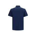 Valentino Blue Cotton Polo Shirt