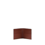 Valentino Garavani Bordeaux Calf Leather Bos Taurus Wallet