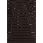 Brunello Cucinelli Brown Nylon One-Piece Swimsuit