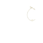 Valentino Garavani Gold Metal Bracelet