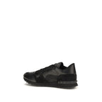 Valentino Garavani Black Polyester Athletic Sneakers