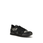 Valentino Garavani Black Polyamide Athletic Sneakers