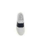 Valentino Garavani Blue Calf Leather Bos Taurus Low Top Sneakers