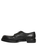 Dolce & Gabbana Black Leather Lace Up Derby Dress Men Shoes Dolce & Gabbana