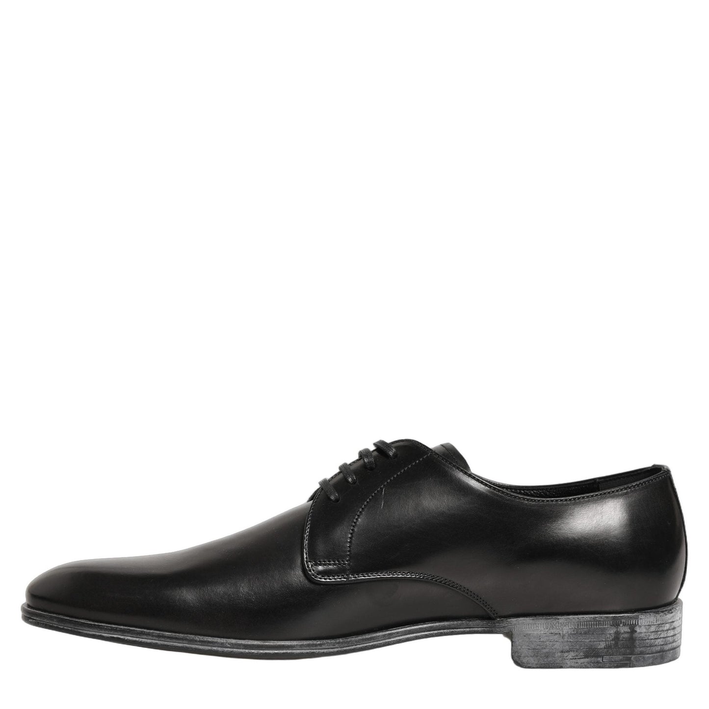 Dolce & Gabbana Dress Black Leather Lace Up Derby Men Shoes Dolce & Gabbana
