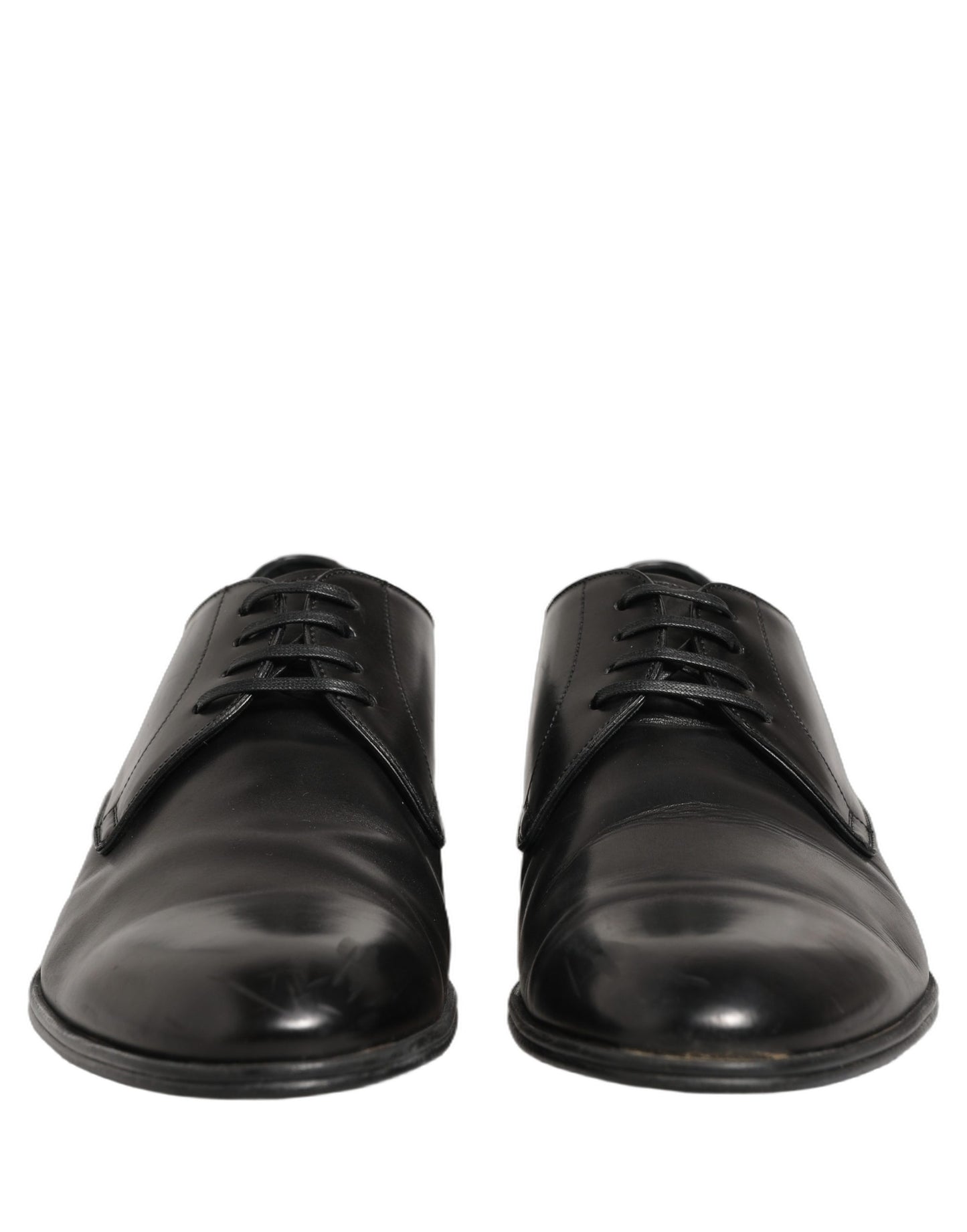 Dolce & Gabbana Dress Black Leather Lace Up Derby Shoes Dolce & Gabbana