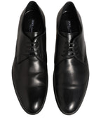 Dolce & Gabbana Dress Black Leather Lace Up Derby Shoes Dolce & Gabbana