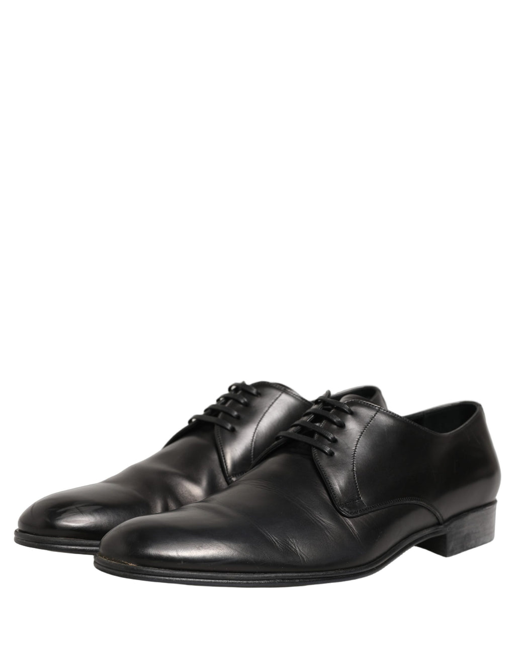 Dolce & Gabbana Dress Black Leather Lace Up Derby Shoes Dolce & Gabbana