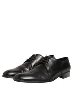 Dolce & Gabbana Dress Black Leather Lace Up Derby Shoes Dolce & Gabbana