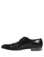 Dolce & Gabbana Dress Black Leather Lace Up Derby Shoes Dolce & Gabbana