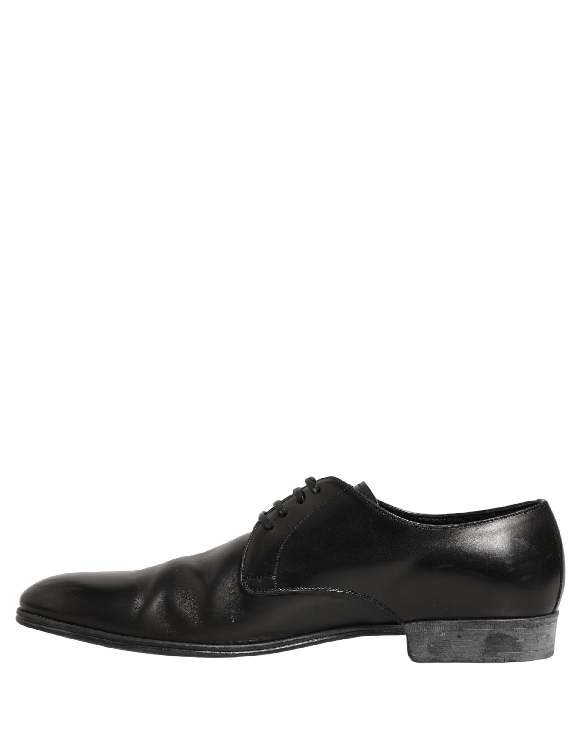 Dolce & Gabbana Dress Black Leather Lace Up Derby Shoes Dolce & Gabbana