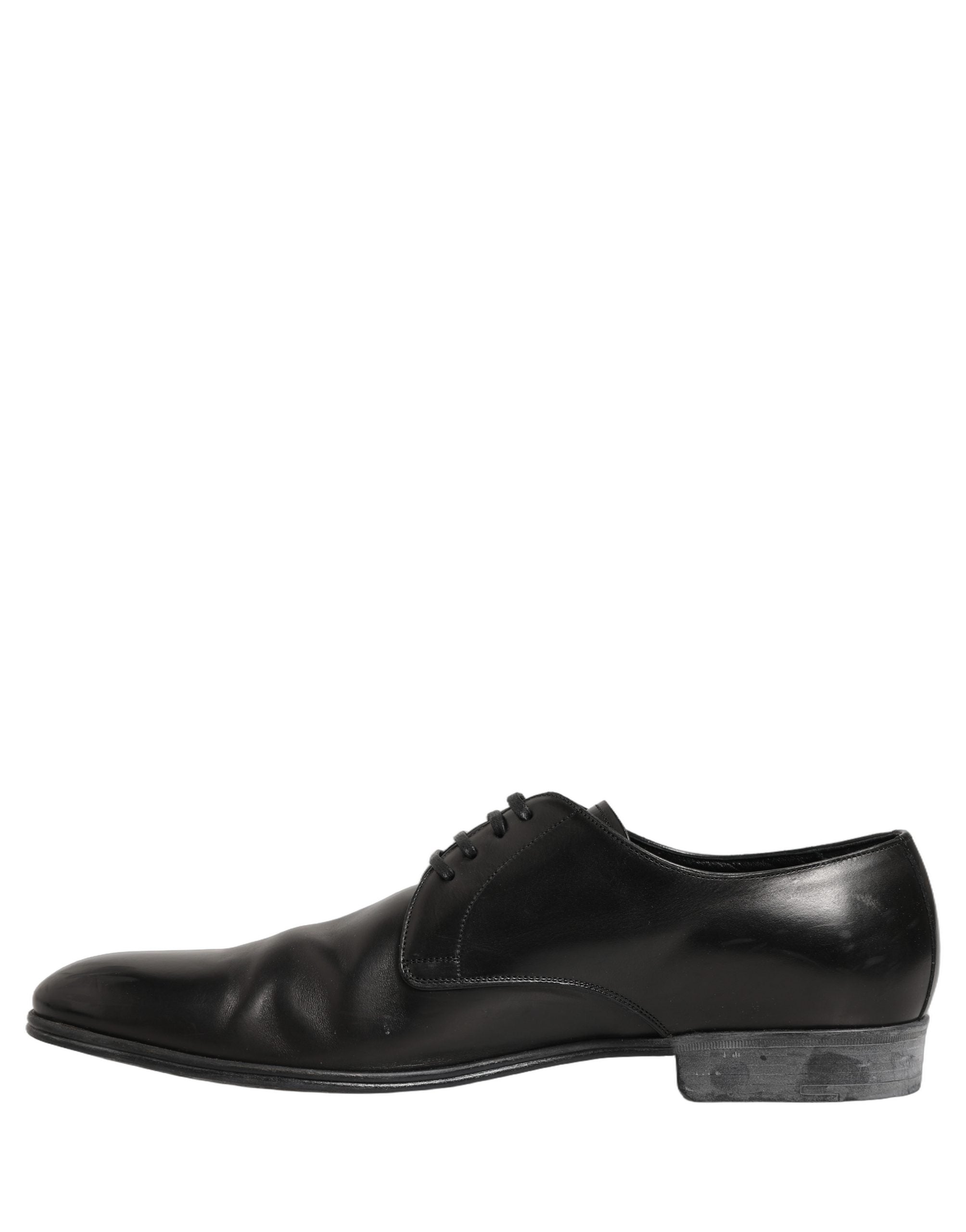 Dolce & Gabbana Dress Black Leather Lace Up Derby Shoes Dolce & Gabbana