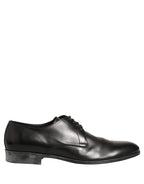 Dolce & Gabbana Dress Black Leather Lace Up Derby Shoes Dolce & Gabbana