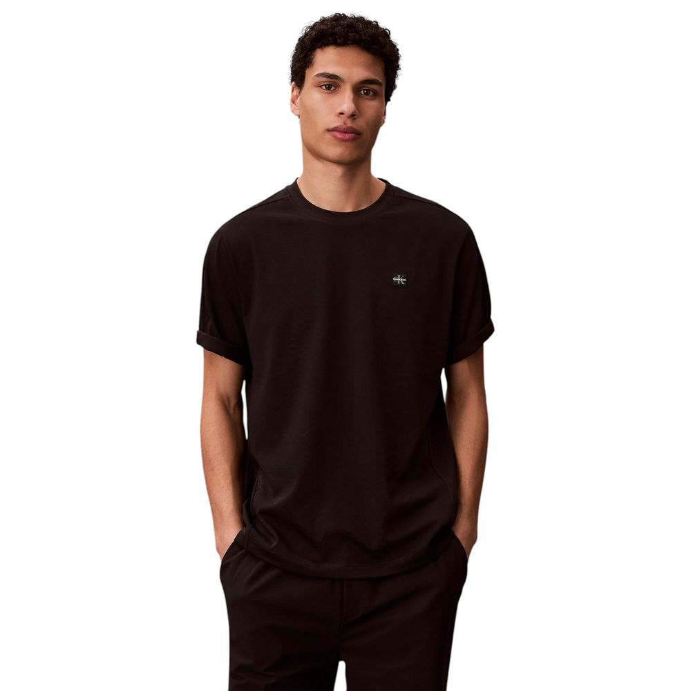 Calvin Klein Sport Black Cotton T-Shirt Calvin Klein Sport