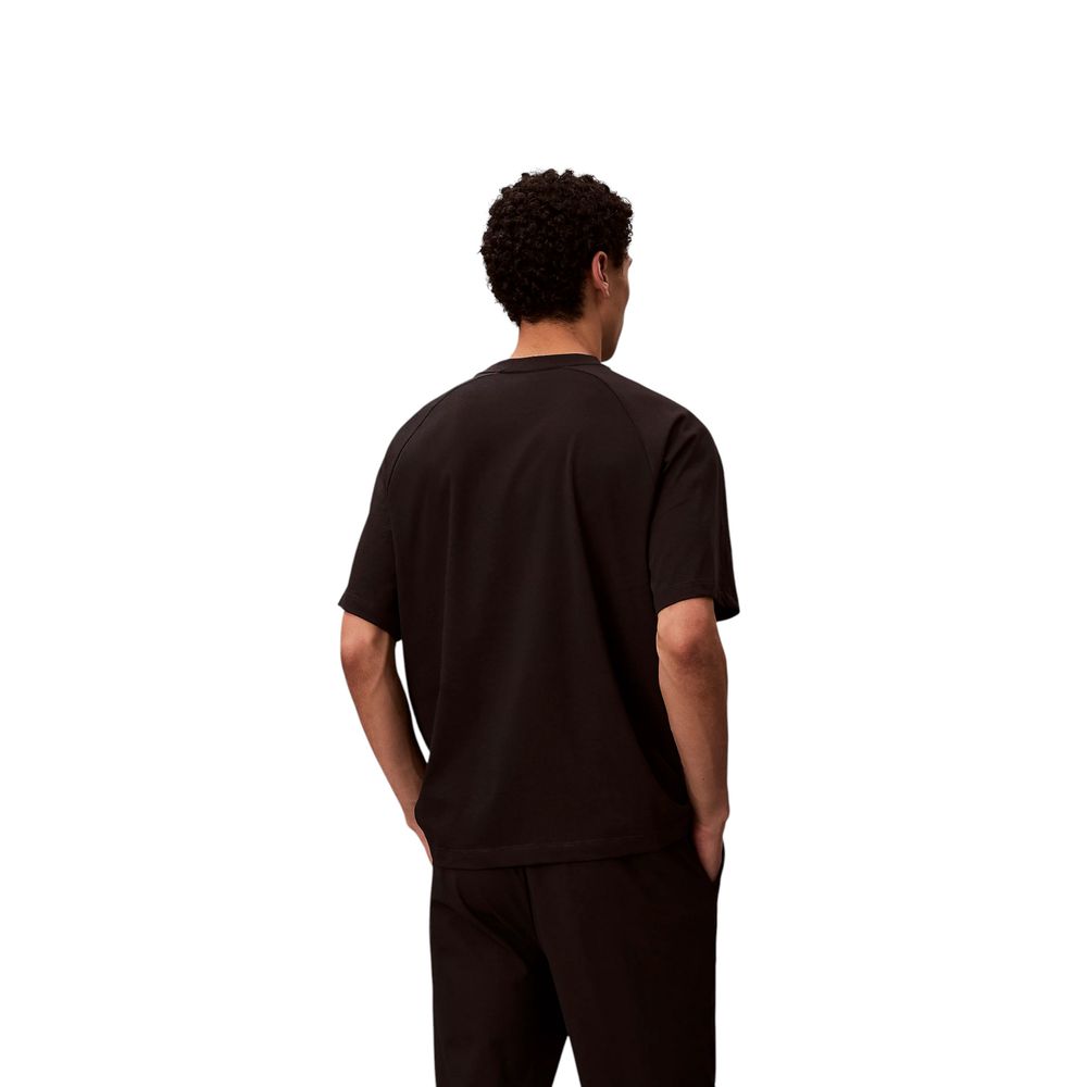 Calvin Klein Sport Black Cotton T-Shirt Calvin Klein Sport